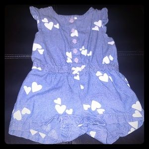 Super cute denim style romper
